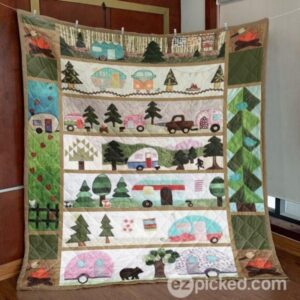 Camp With Me Quilt Blanket Qq26  Quilt